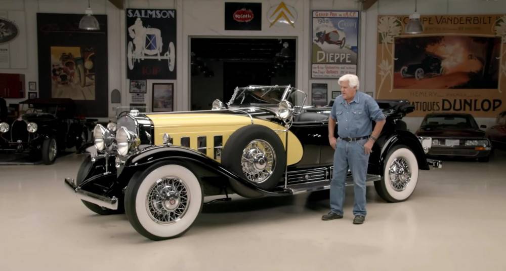 Джей Лено подкара уникален 92- годишен Cadillac V16 (Видео)