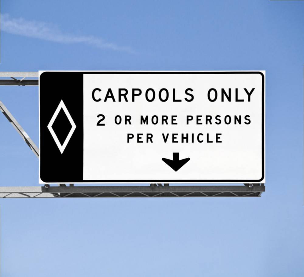 „Екологична лента“ за споделено пътуване: 135 евро глоба, ако пътувате сами в колата