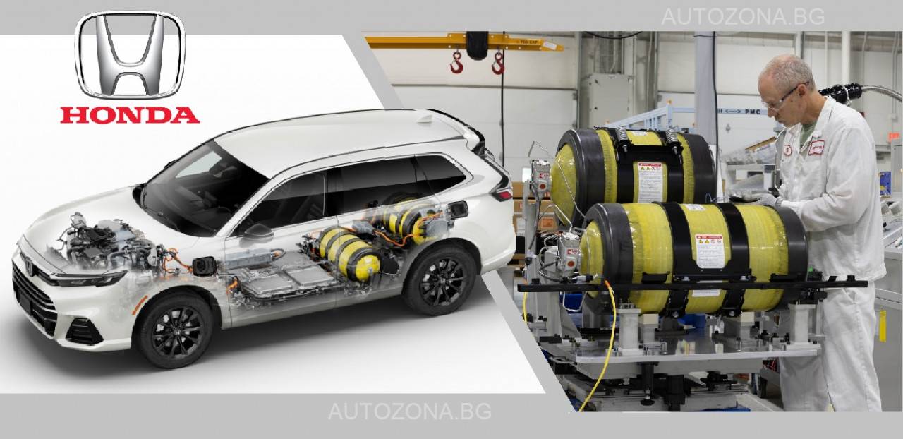 ВИДЕО: Honda започна производството на електрическия CR-V e:FCEV с горивни клетки