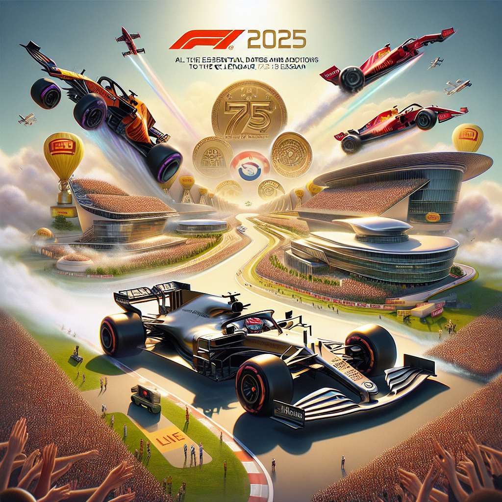 F1 2025- Всички важни дати и нововъведения в календара