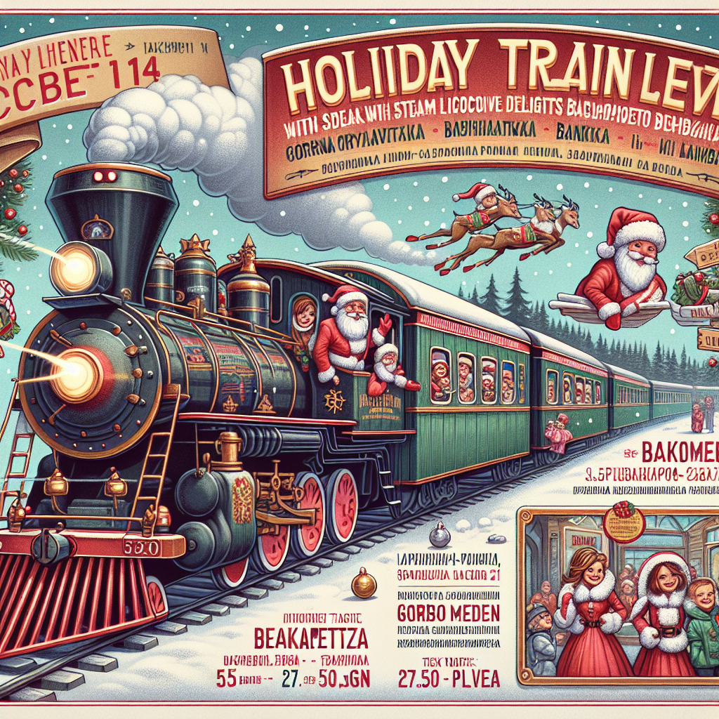 Коледен влак с парен локомотив ще зарадва пътниците в София, Перник и Банкя