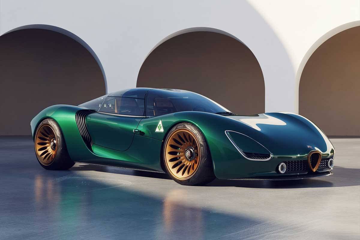 Alfa Romeo Stradale 33 Visione - модерен прочит на легенда от 60-те години