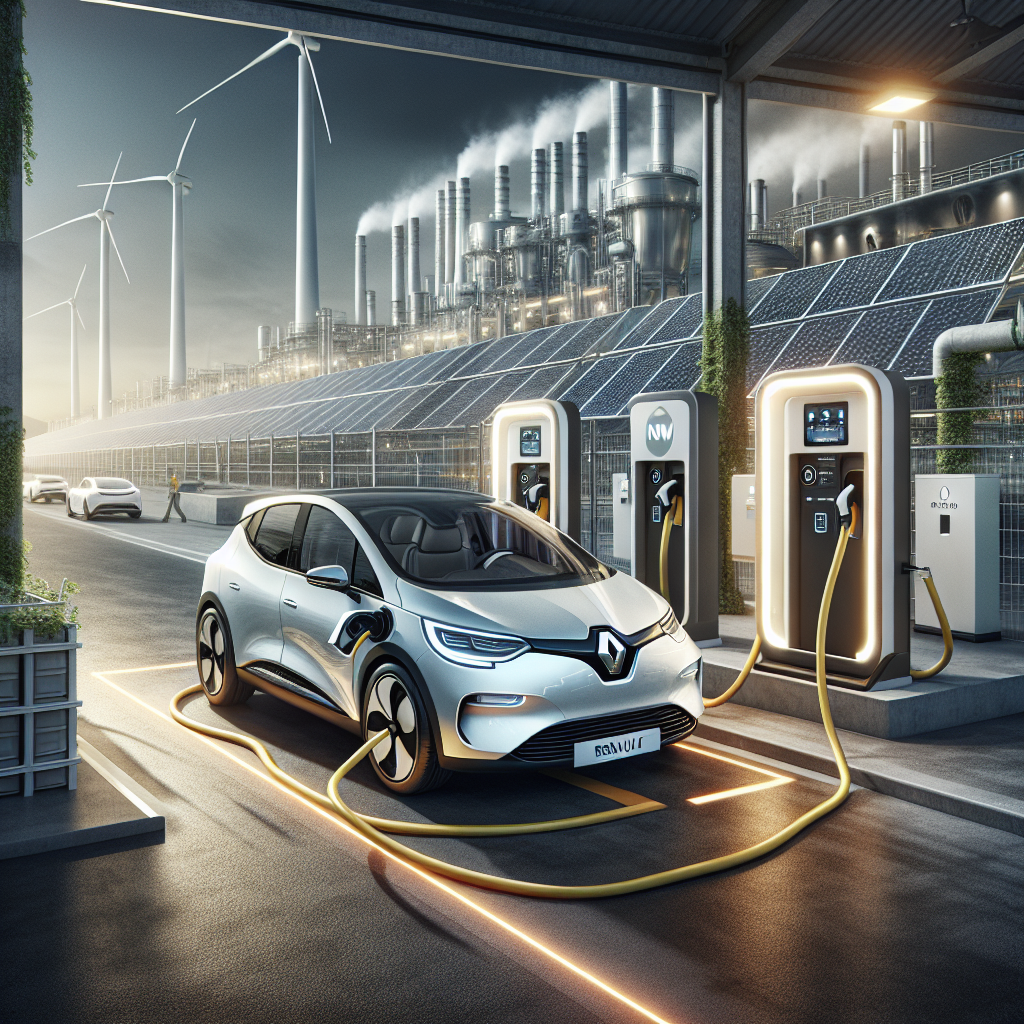 Renault намалява разходите за зарядни станции