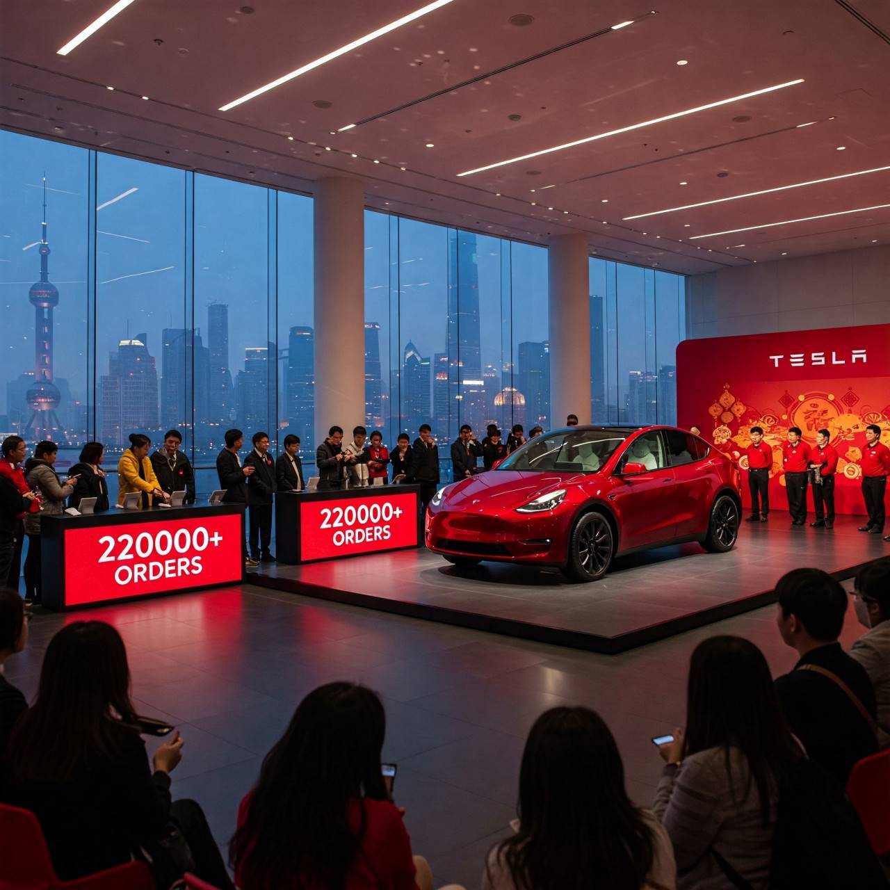 Новата Tesla Model Y прави фурор в Китай