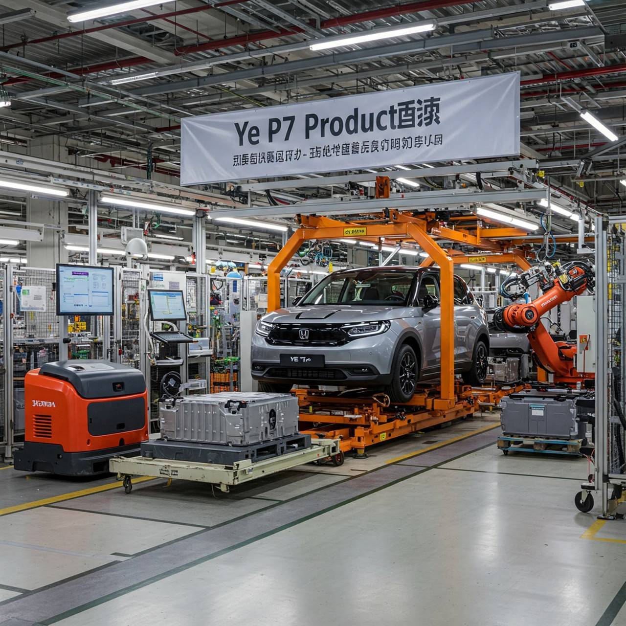 Honda използва изкуствен интелект и роботи в китайския си завод за електромобили