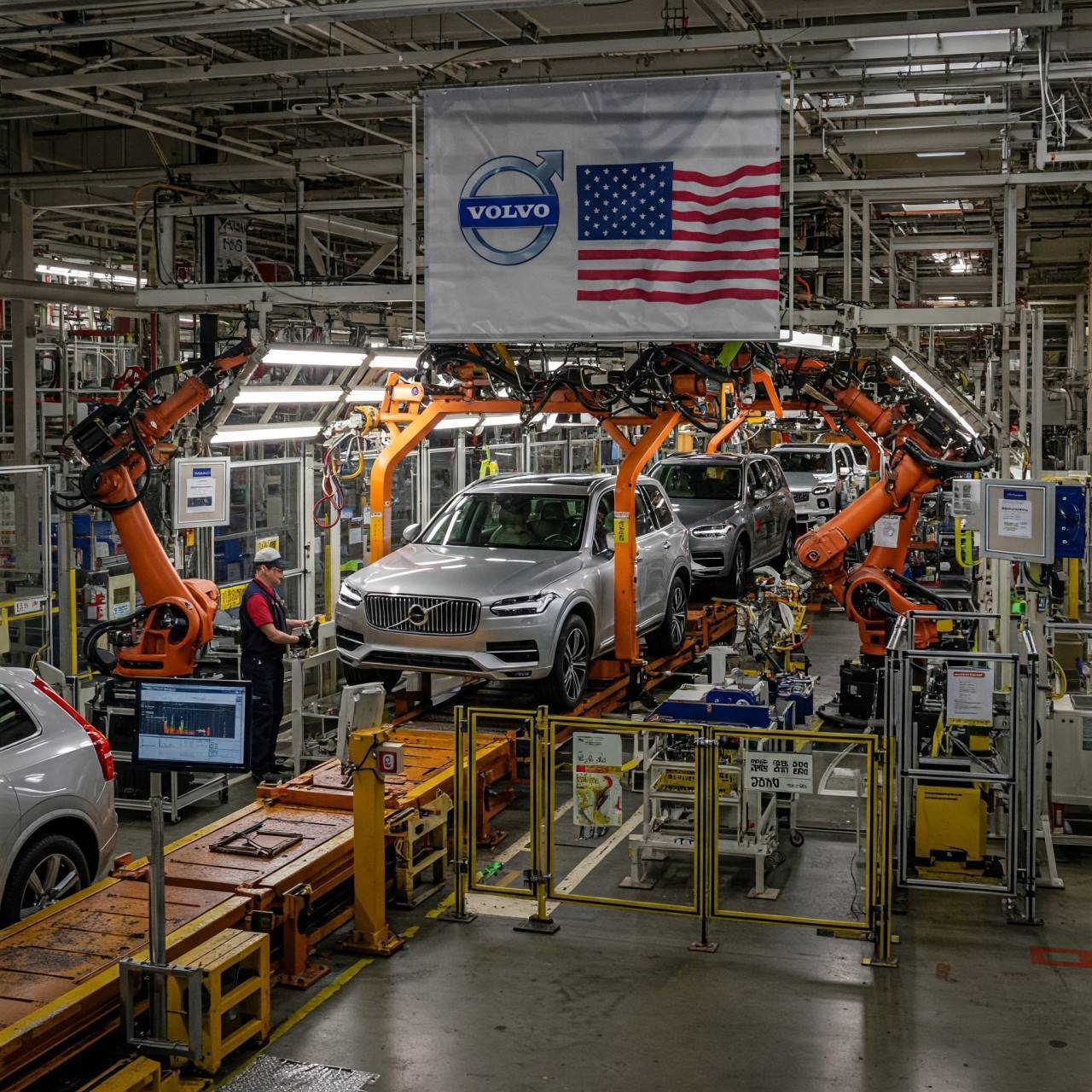 Volvo обмисля преместване на производството си в САЩ