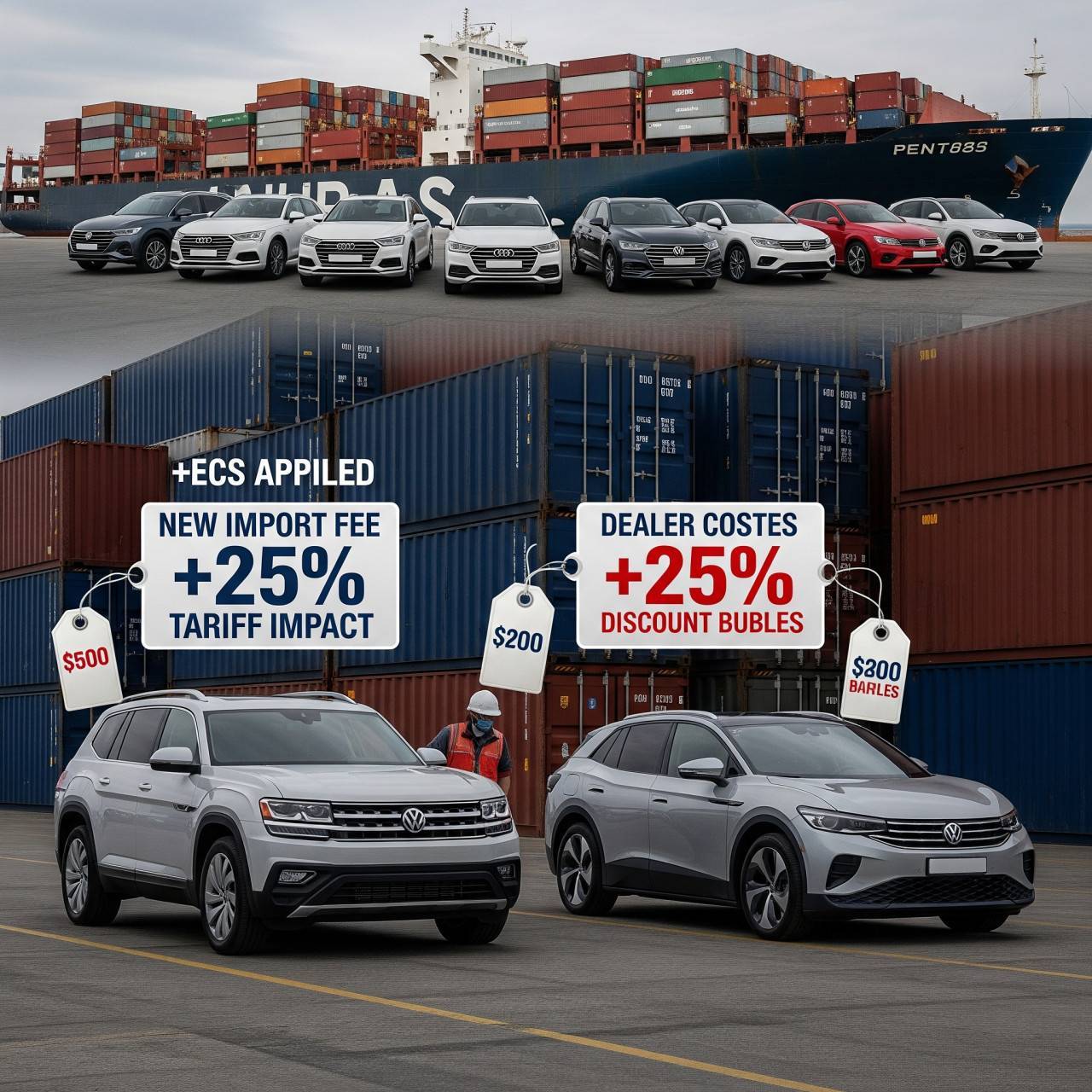 Volkswagen добавя допълнителна такса на вносните автомобили в САЩ