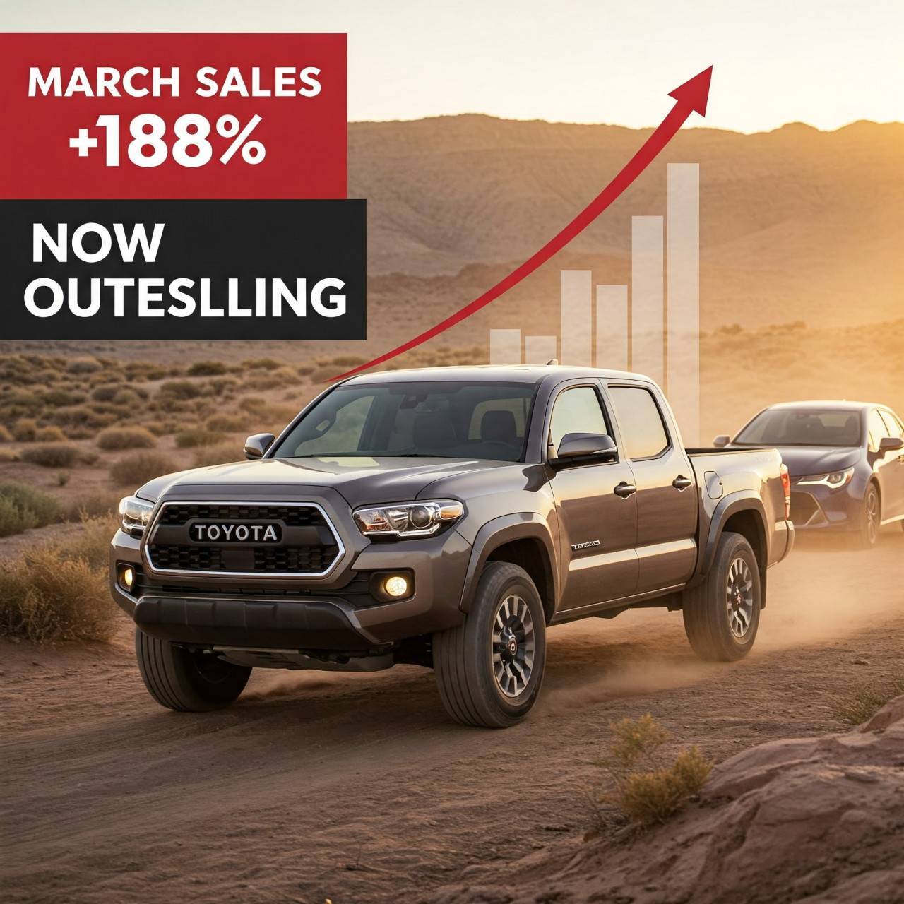 Toyota отчита рекордни продажби на Tacoma през първото тримесечие