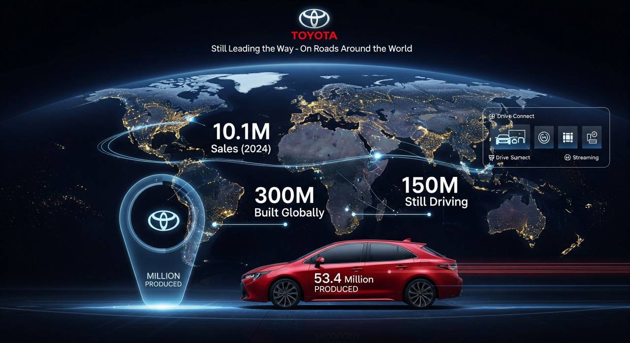 Toyota разкрива колко от нейните автомобили са на пътя