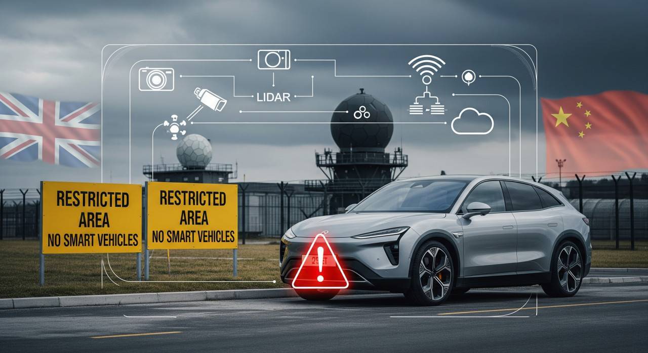 Великобритания забрани електрически превозни средства от Китай до своите военни обекти