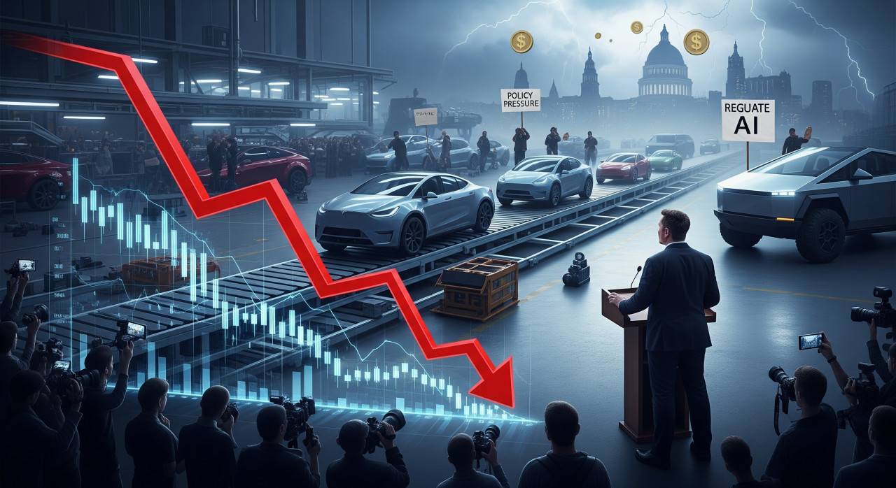 Загубите на Tesla нарастват на фона на 'променящо се политическо настроение''