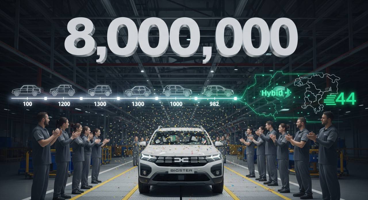 Dacia достигна 8 милиона произведени автомобила в Миовени