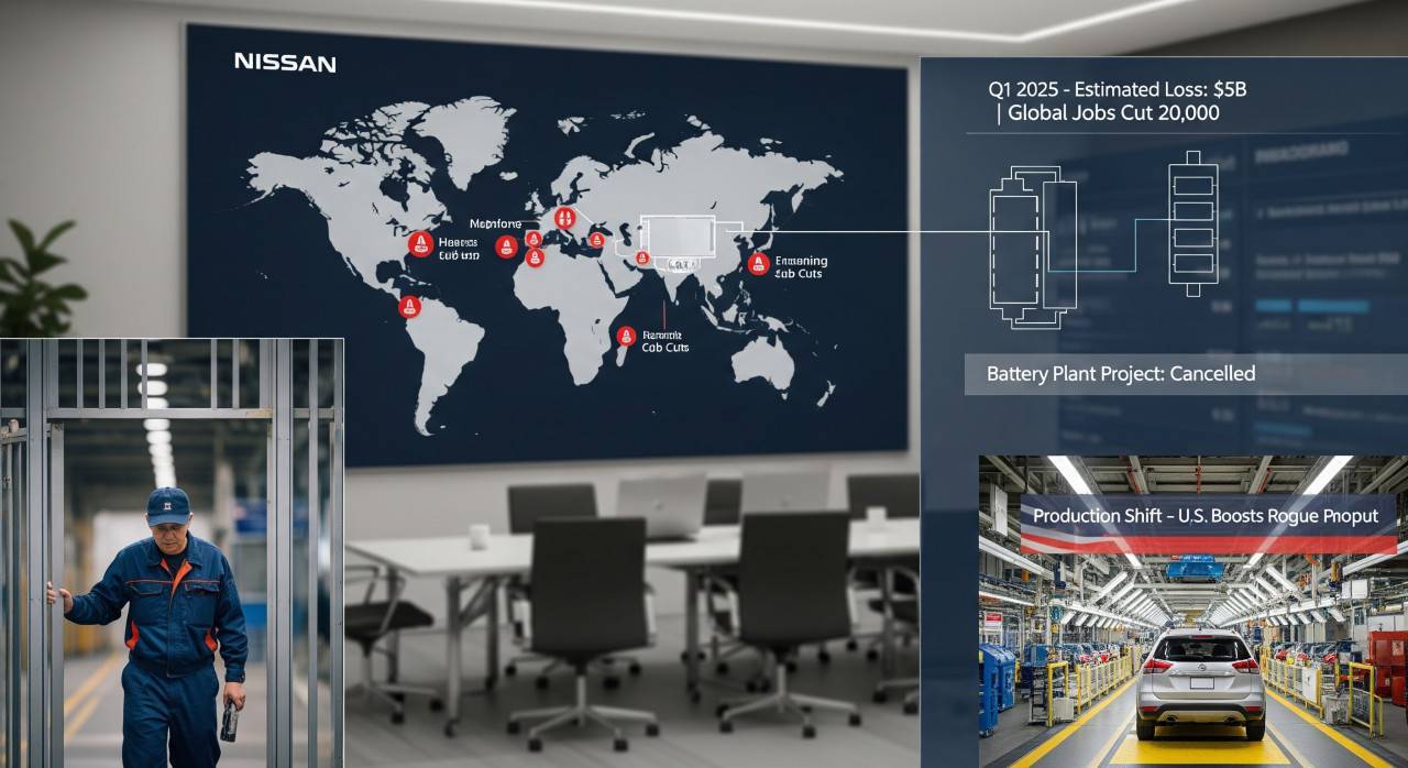 Nissan планира до 20 000 съкращения на работни места в световен мащаб