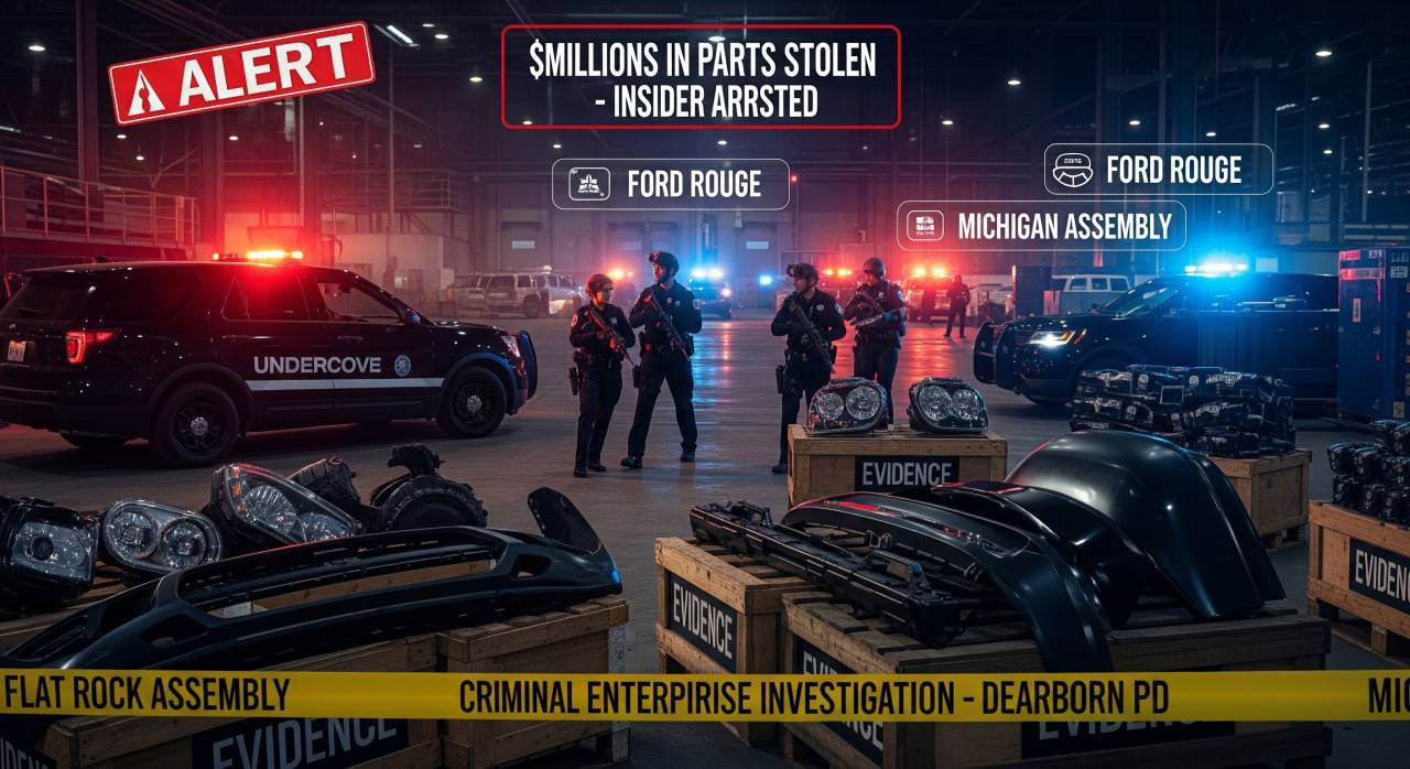 Служител на Ford открадна части за милиони