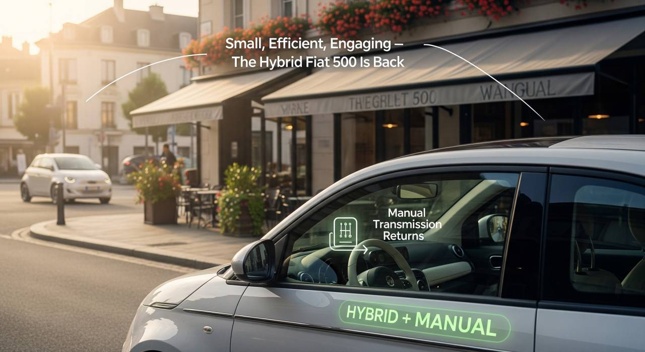 Fiat 500 заменя електрическата версия с хибридна
