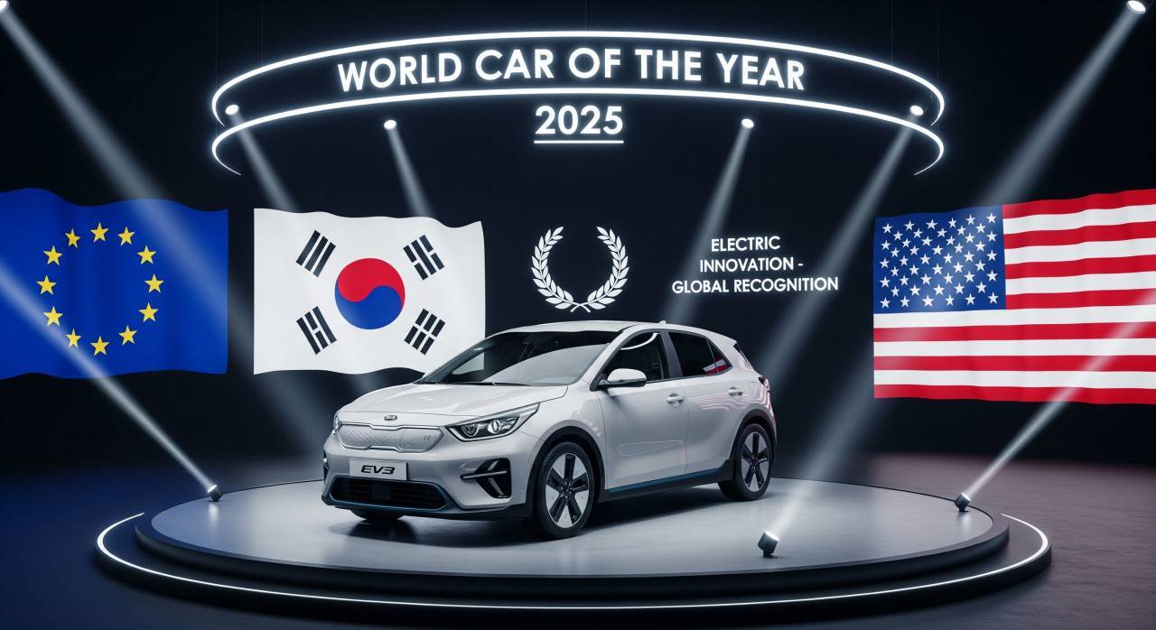 Kia EV3 печели наградата „Световен автомобил на годината 2025“
