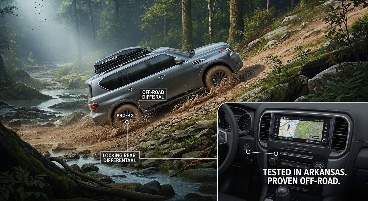 Nissan Armada Pro-4X в тест по тежки терени