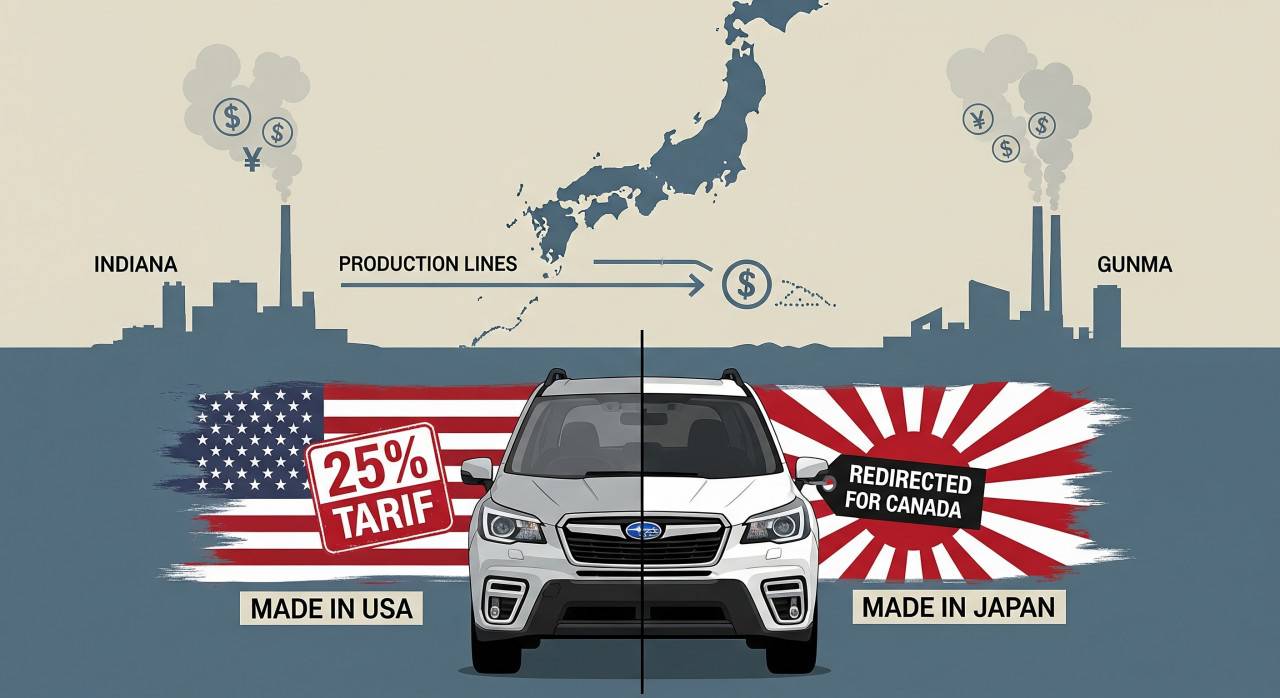 Subaru пренасочва производството си за Канада обратно в Япония заради тарифи