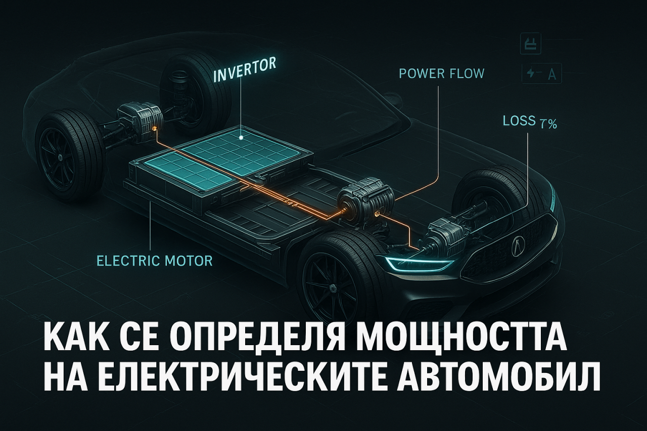 Какви са загубите на мощност между батерията и моторите на електрическите автомобили?