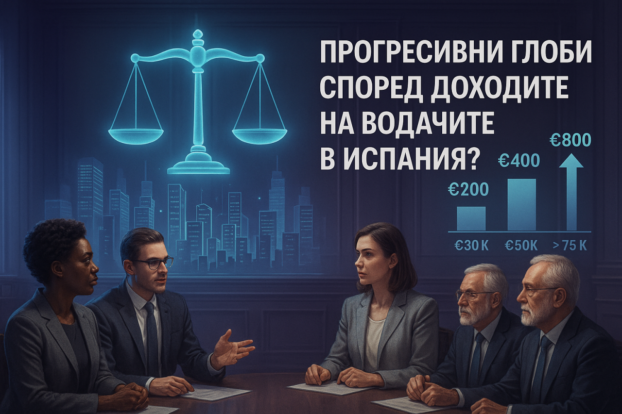 Прогресивни глоби според доходите на водачите в Испания?