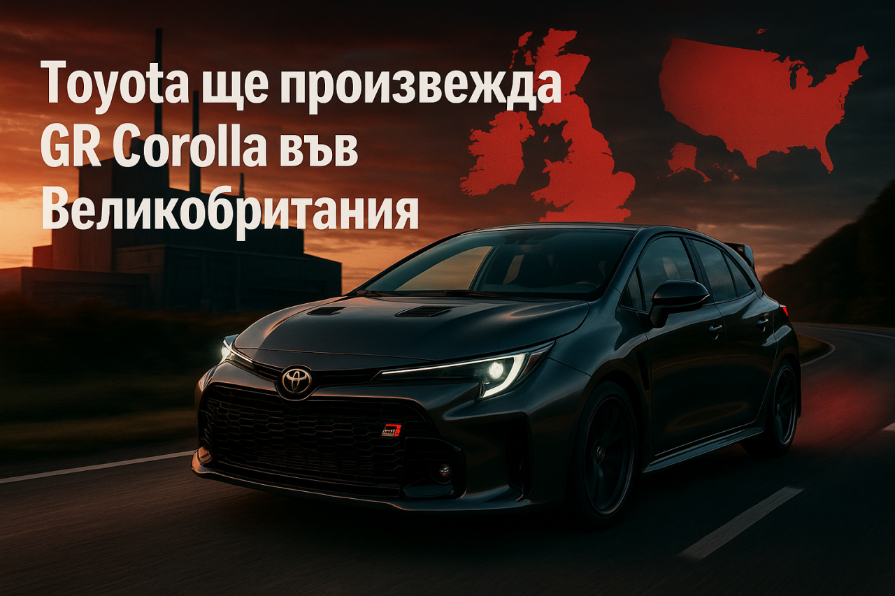 Toyota започва производство на GR Corolla във Великобритания