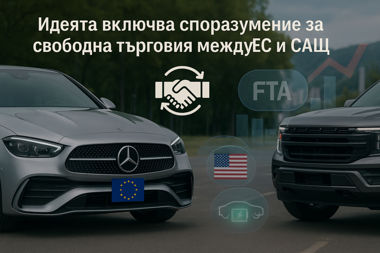 Mercedes предлага безмитен внос на американски автомобили в Европа