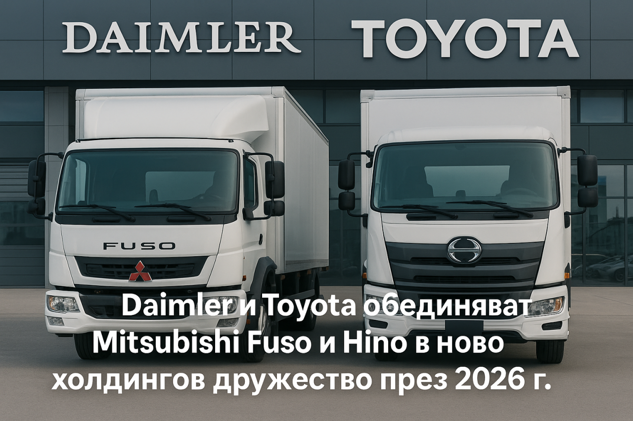 Daimler и Toyota планират мащабно обединение на дъщерни компании за камиони