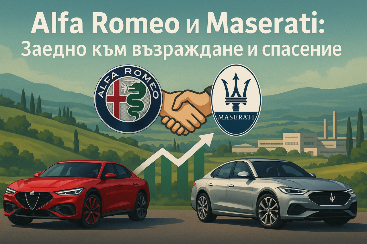 Alfa Romeo и Maserati ще разработват автомобили заедно, за да намалят разходите