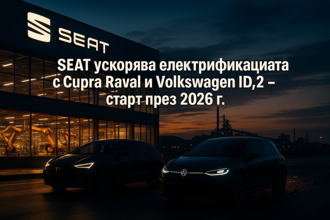 Seat се подготвя да произведе два електрически автомобила: Cupra Raval и Volkswagen ID.2
