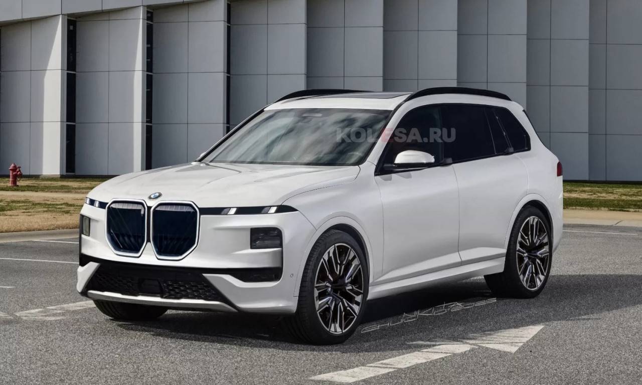 BMW X7 2027: Нови рендери разкриват дизайна и технологиите