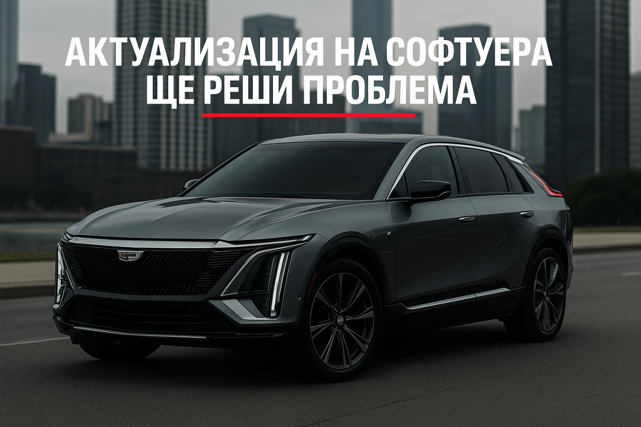 Над 40 000 автомобила Cadillac Lyriq са изтеглени заради проблем с дисплея