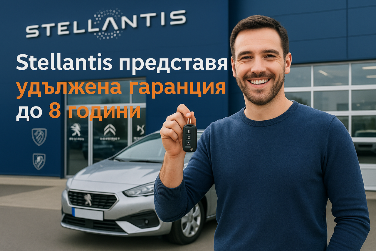 Stellantis въвежда осемгодишна гаранция с нови покрития
