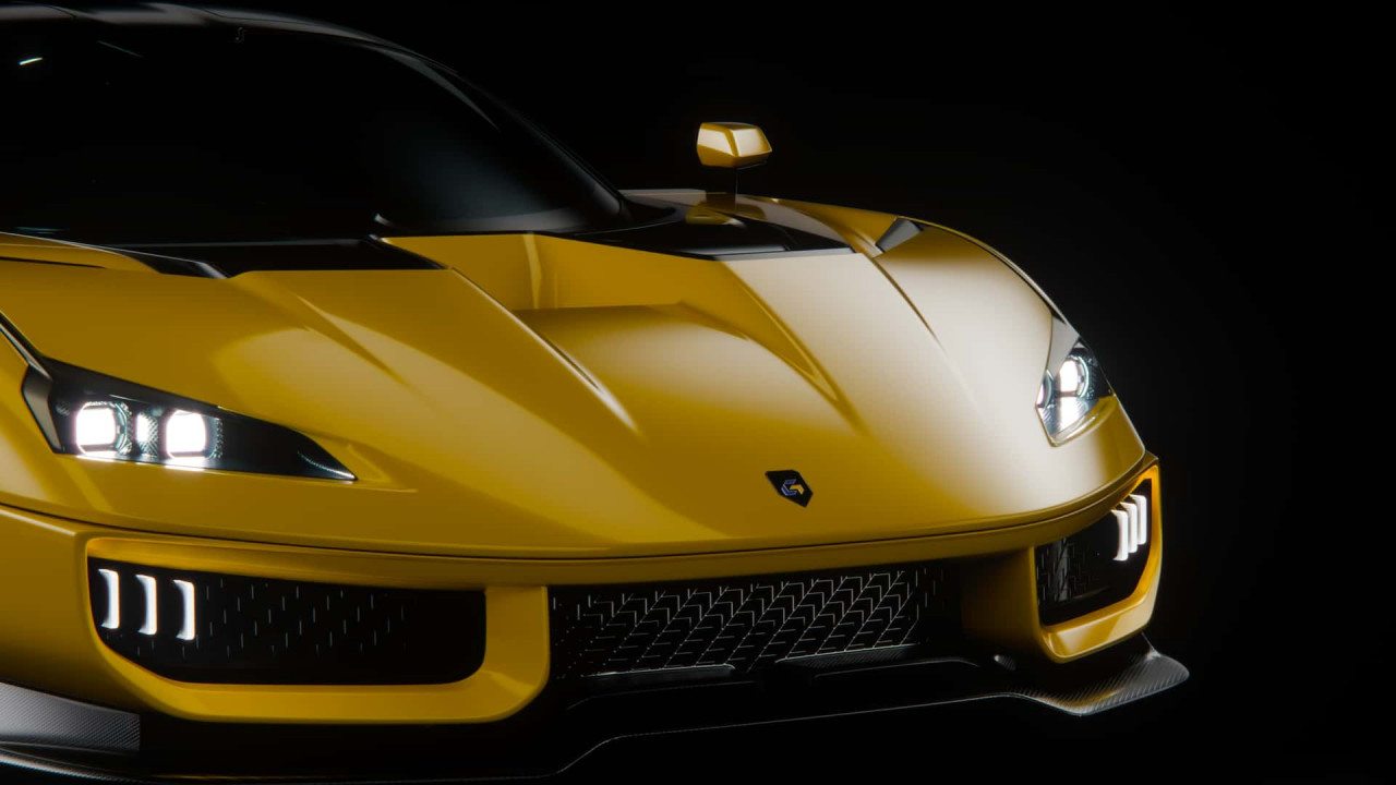 Тази хиперкола с четирите турбини и V-12 има за цел да се сблъска с Pagani