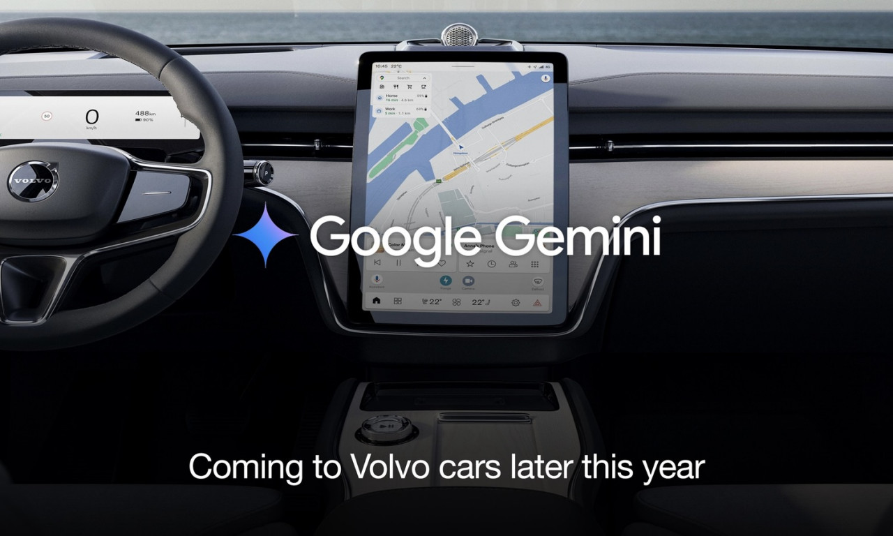Volvo интегрира Google Gemini за интелигентен копилот