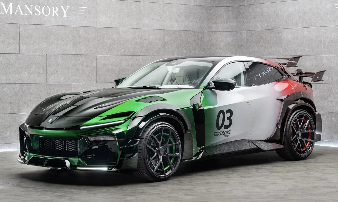 Mansory Pugnator Tricolore: Ferrari Purosangue по новому