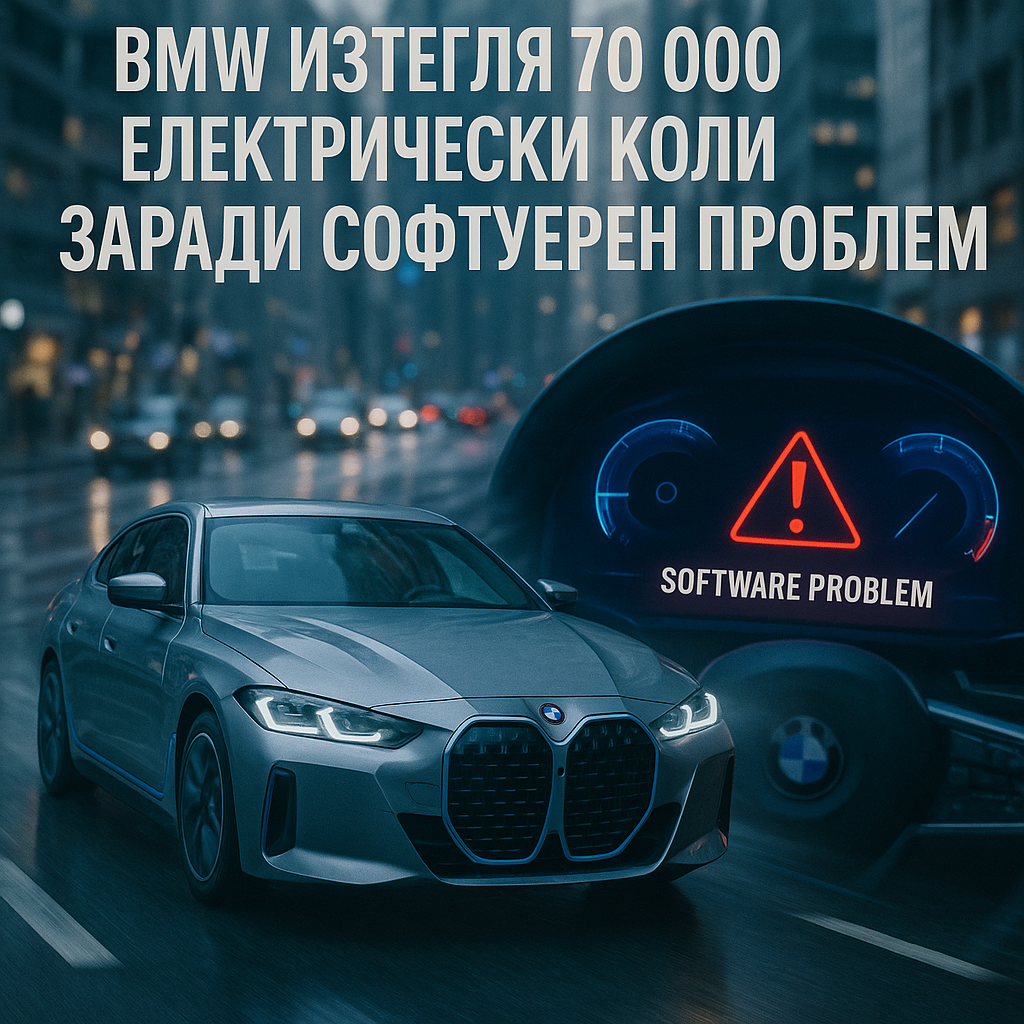 BMW изтегля хиляди електрически автомобили заради загуба на мощност по време на движение