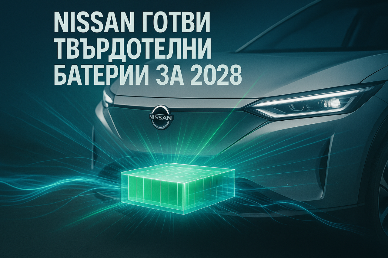 Nissan ще въведе твърдотелни батерии през 2028 година