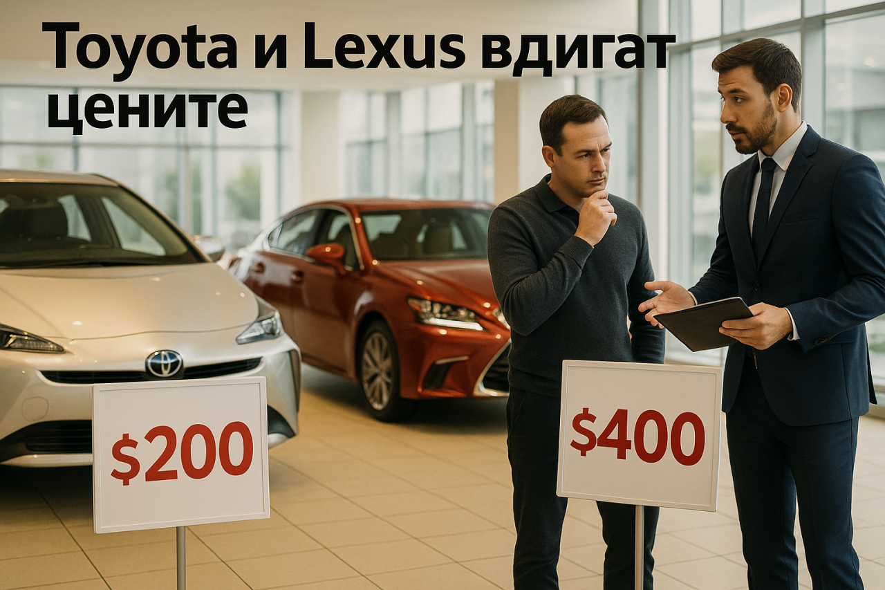 Toyota и Lexus ще повишат цените на автомобилите от юли
