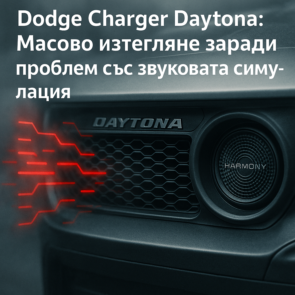 Електрическият автомобил Dodge Charger се сблъсква с неочакван проблем