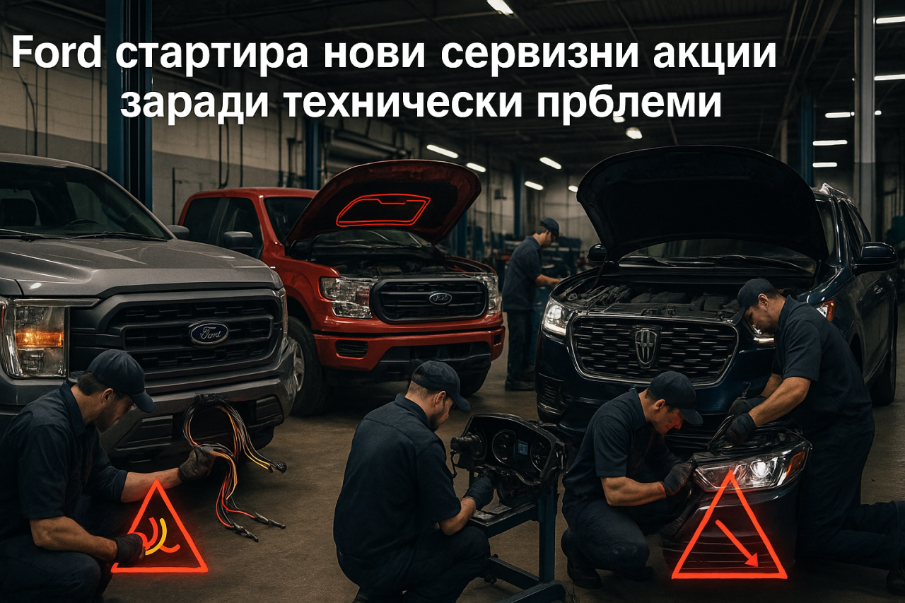 Ford с три нови сервизни акции за F-150, Ranger и Navigator