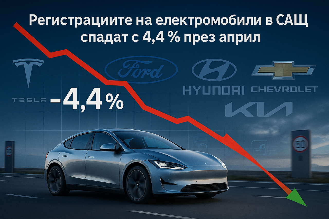 Американският бум на електромобили понася първия си удар след 14 месеца на растеж