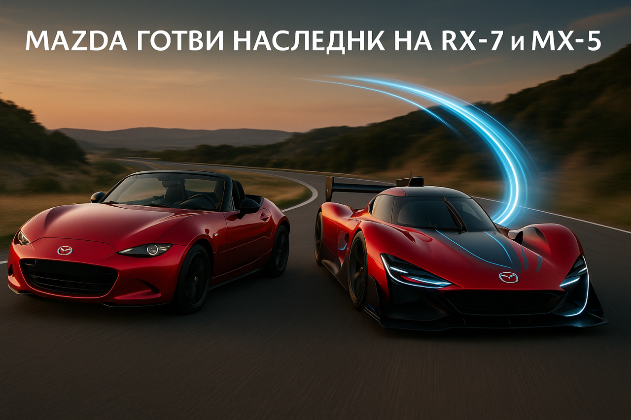 Mazda възражда роторния RX-7 и създава нов Miata