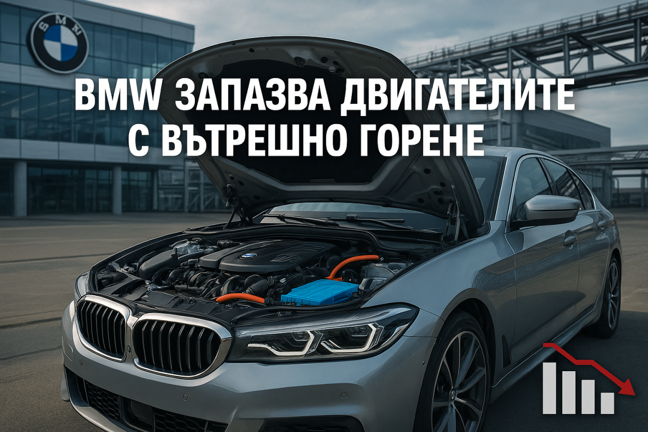 BMW: Двигателят с вътрешно горене е нашата основа