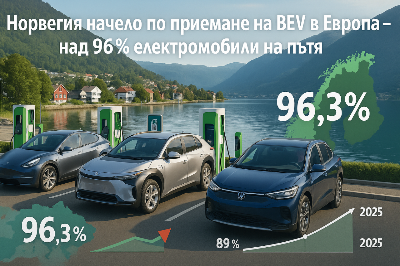 Как Норвегия успява да бъде начело в Европа по отношение на приемането на електромобили