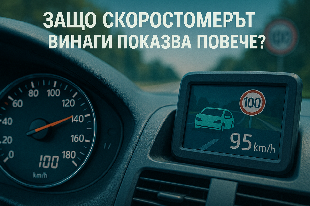 Защо скоростомерът на автомобила никога не показва реалната скорост?