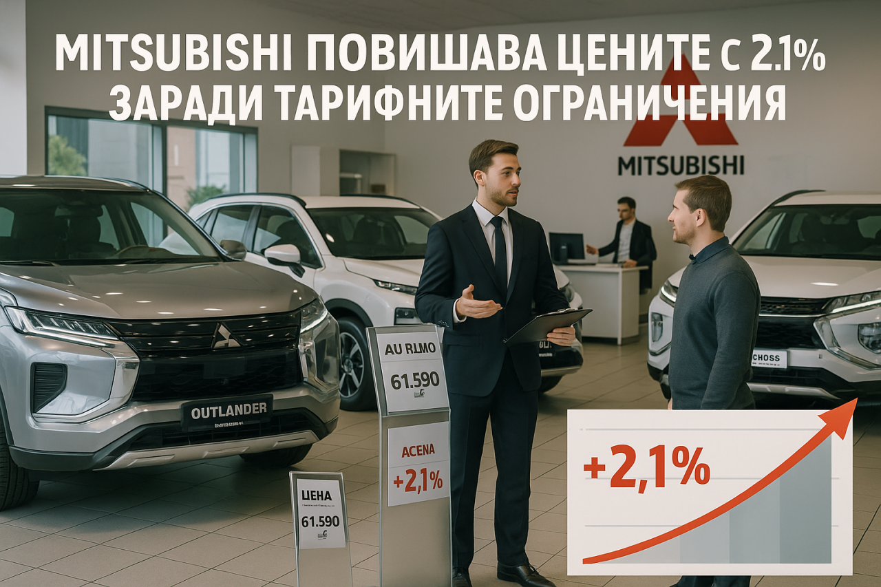 Тарифите повдигат цените на моделите на Mitsubishi