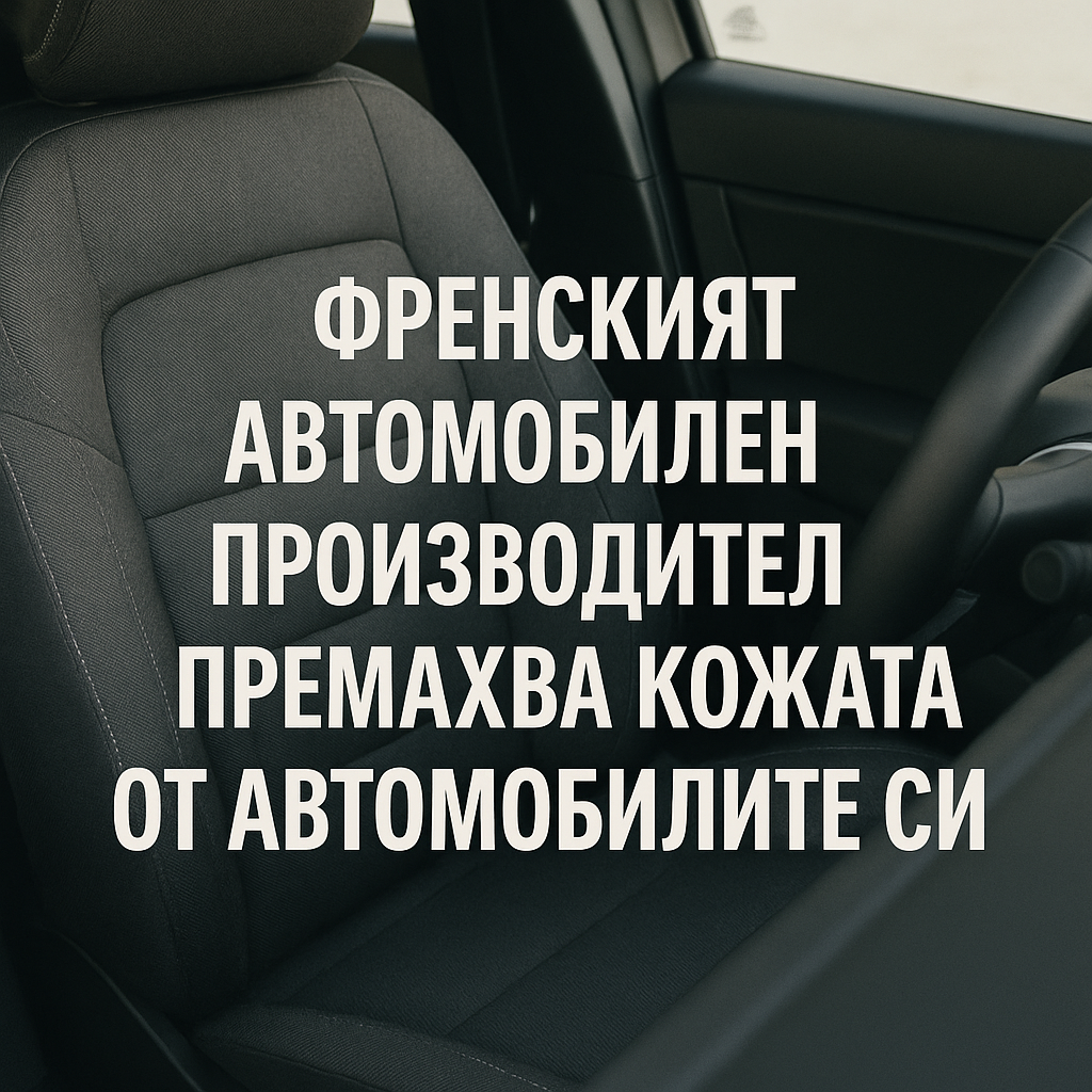 Renault подписва партньорство с PETA за етично производство