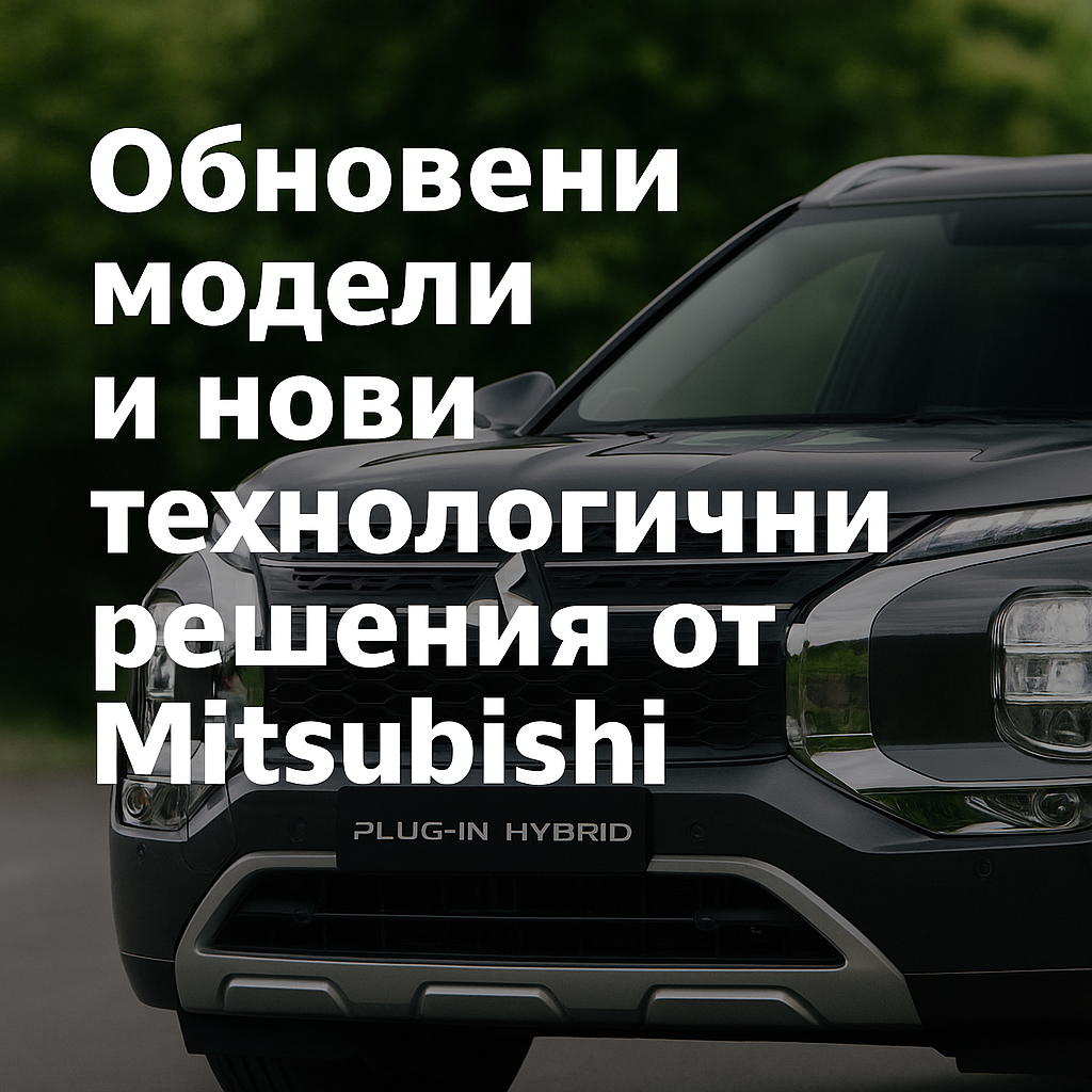 Mitsubishi представя нови хибридни модели за 2026 г.