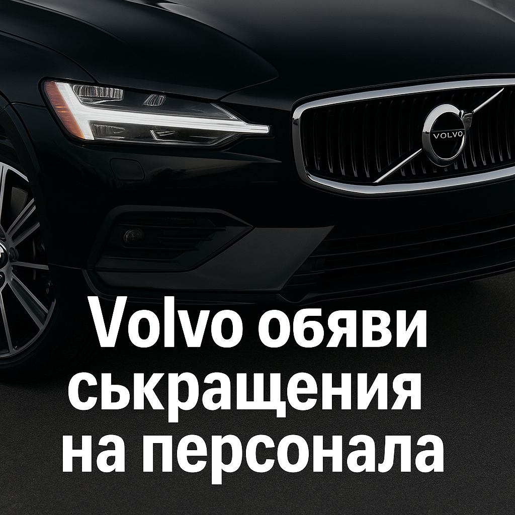 Въпреки ръста на продажбите Volvo съкращава работни места
