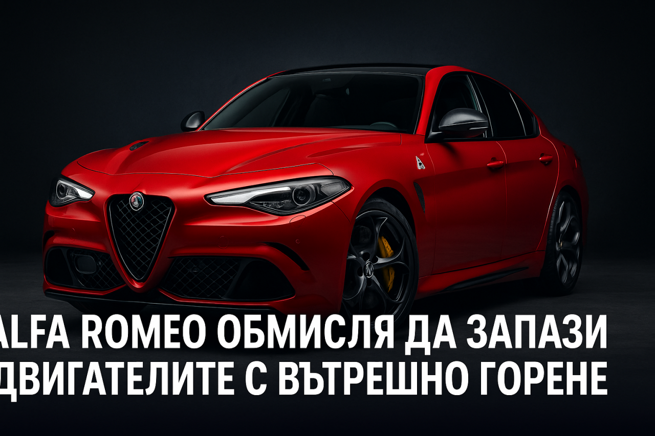 Следващите модели Quadrifoglio на Alfa Romeo може да бъде с ДВГ